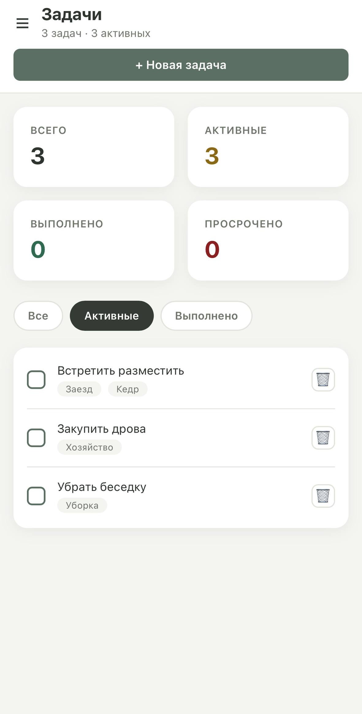 Задачи персонала Хан‑Гэр